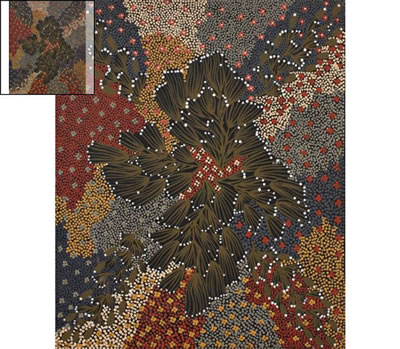 Sample artwork by Eunice Napanangka (Born c.1940), known for aboriginal art - View similar artists and auction records