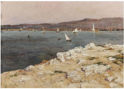 Vue de l'entrée du port de Marseille