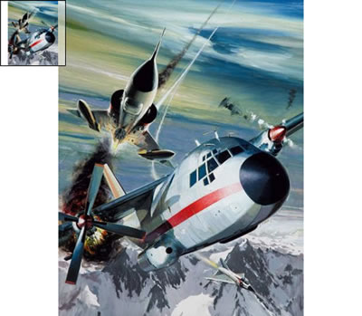 Sample artwork by Yves Thos (1935 - 2020), known for comics - View similar artists and auction records