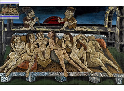 LA NUIT DE CORTES, 1971 by Pierre Bettencourt - Auction record, sale price, and art valuation. Compare with similar artists and explore comparable artworks.