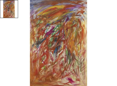 Sample artwork by Orhon Mubin (1924 - 1981), known for abstract painting - View similar artists and auction records