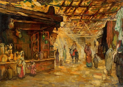 Le souk (Marrakech ?)