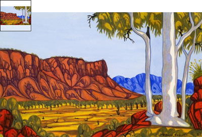 LES MONTS MAC DONELL DE L'OUEST / WESTERN MAC DONNEL RANGERS by Mervyn Rubuntja - Auction record, sale price, and art valuation. Compare with similar artists and explore comparable artworks.