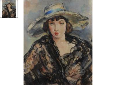 JEUNE FILLE AU CHAPEAU