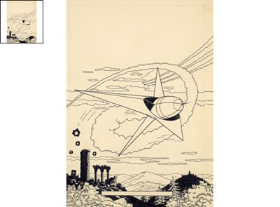 Sample artwork by Jacques Martin (1921 - 2010), known for comic artist and writer-alix series in tintin magazine - View similar artists and auction records