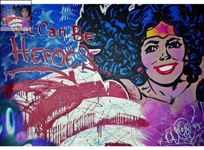 Wonderwoman by Quik - Auction record, sale price, and art valuation. Compare with similar artists and explore comparable artworks.