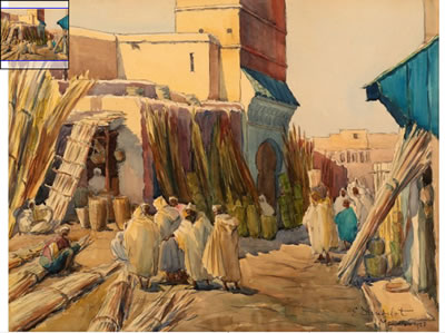 Le marchand de roseaux