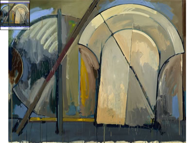 Sample artwork by Gerard Titus-Carmel (Born 1942), known for abstract, geometric images,painting, mixed-media, printmaker, poet, essayist - View similar artists and auction records