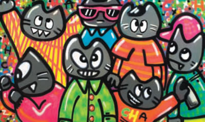 FLUO SUPA KITTENS
