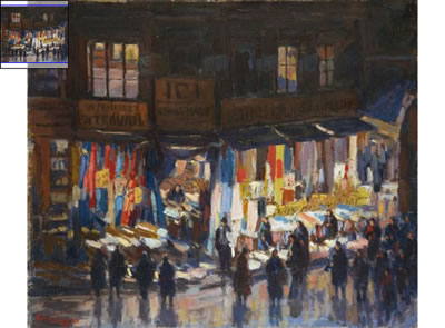 COIN DE MARCHE, LA NUIT