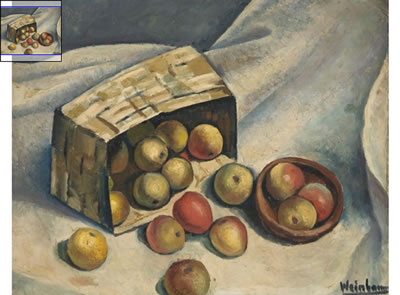 NATURE MORTE AUX POMMES