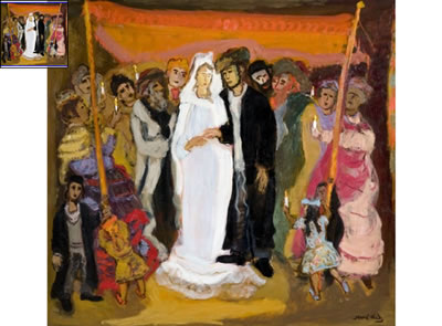 LE MARIAGE by Mane Katz - Auction record, sale price, and art valuation. Compare with similar artists and explore comparable artworks.