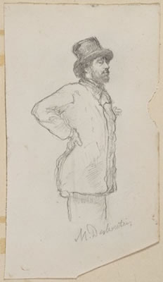 Degas au chapeau