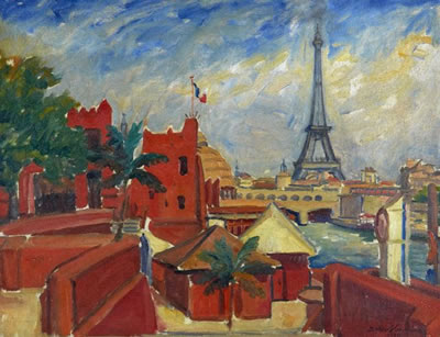 Sample artwork by Soter Vonasek (1891 - 1953), known for painting - View similar artists and auction records