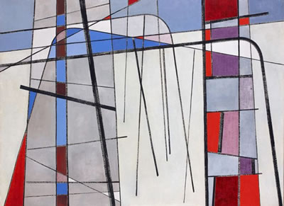 Sample artwork by Jean Leppien (1910 - 1991), known for abstract painting, photography - View similar artists and auction records