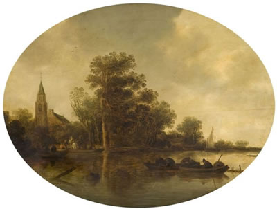 Pêcheurs sur la rivière