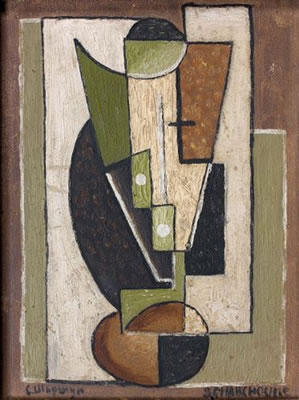 COMPOSITION-CUBISME ORNEMENTAL N°26B