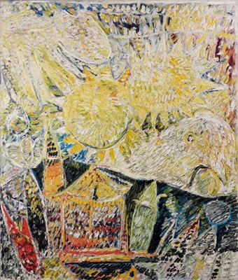 L'EGLISE ET LES ETOILES by Carl-Henning Pedersen - Auction record, sale price, and art valuation. Compare with similar artists and explore comparable artworks.