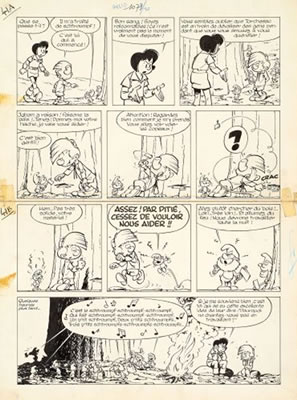 JOHAN ET PIRLOUIT LA FLÛTE À SIX SCHTROUMPFS