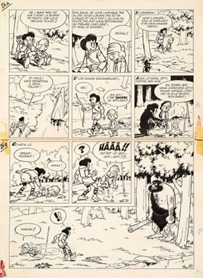 JOHAN ET PIRLOUIT LA SOURCE DES DIEUX