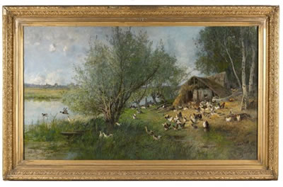 Vue prise à Montigny-sur-Loing, Seine-et-Marne