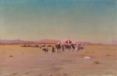 La caravane de la mariée à Biskra