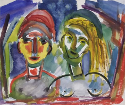 Portrait de couple by Henry Valentine Miller - Auction record, sale price, and art valuation. Compare with similar artists and explore comparable artworks.