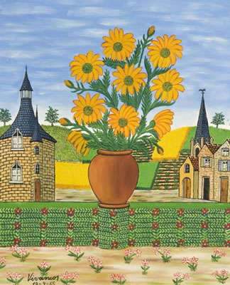 FLEURS ET PAYSAGE
