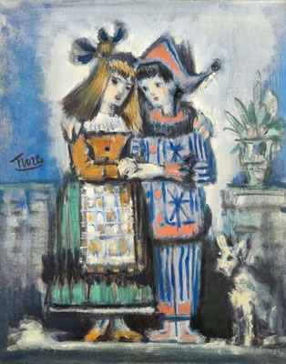 ARLEQUIN ET COLOMBINE