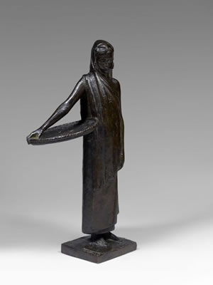 Femme Pita au panier