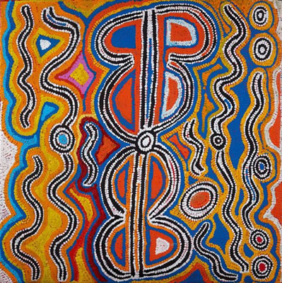 LE RÊVE DE LA CAROTTE DU BUSH / BUSH CARROT DREAMING by Bessie Sims Nakamarra - Auction record, sale price, and art valuation. Compare with similar artists and explore comparable artworks.