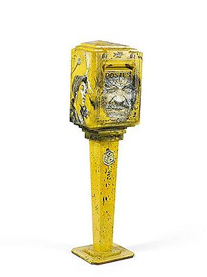 Sample artwork by C215 (Born 1973), known for graffiti art - View similar artists and auction records
