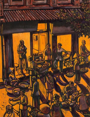 Sample artwork by Marcelino Truong (Born 1957), known for painting - View similar artists and auction records