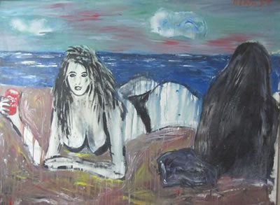 Femme allongée