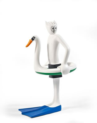 Sample artwork by Alain Sechas (Born 1955), known for painting and sculpture - View similar artists and auction records