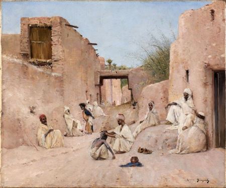 Une Rue de l'oasis de Chetma - 1890