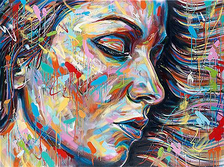 Sample artwork by David Walker (Born 1976/78), known for urban painting, portrait - View similar artists and auction records