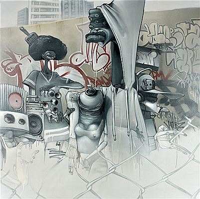 WEEK-END LOVE, 2005 by BomK - Auction record, sale price, and art valuation. Compare with similar artists and explore comparable artworks.