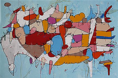 Sample artwork by Smael (Born 1980), known for painting - View similar artists and auction records