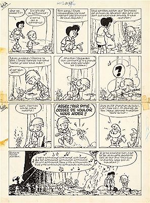 JOHAN ET PIRLOUIT LA FLÛTE À SIX SCHTROUMPFS by Pierre Culliford Peyo - Auction record, sale price, and art valuation. Compare with similar artists and explore comparable artworks.