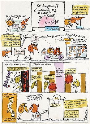 SHADOKS (LES) LES SHADOKS PARTENT EN VACANCES by Jacques Rouxel - Auction record, sale price, and art valuation. Compare with similar artists and explore comparable artworks.