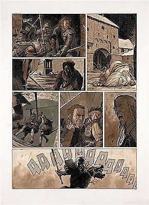 Sample artwork by Eric Bourgier (Born 1975), known for comics - View similar artists and auction records