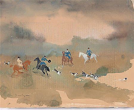 Scènes de chasse à courre