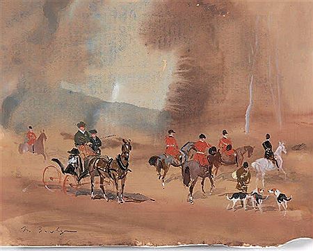 Scènes de chasse à courre