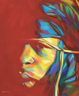 TURBANED by Sam Ebohon - Auction record, sale price, and art valuation. Compare with similar artists and explore comparable artworks.