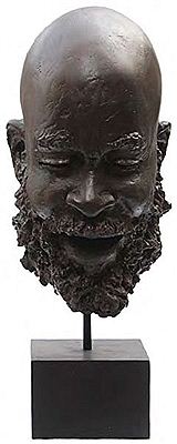 BALD AND BEARDED by Ebong Ekwere - Auction record, sale price, and art valuation. Compare with similar artists and explore comparable artworks.