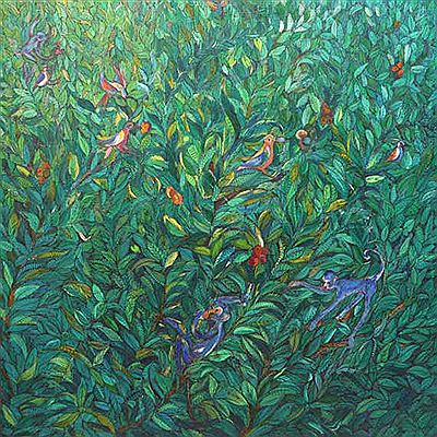 Sample artwork by Babalola Lawson (Born 1973), known for painting - View similar artists and auction records