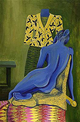 Sample artwork by Sade Thompson (Born 1972), known for painting - View similar artists and auction records