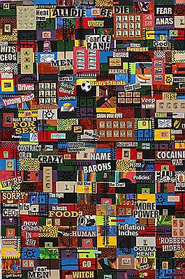 POSTS AND TELECOMMUNICATIONS I by Nana Acquah - Auction record, sale price, and art valuation. Compare with similar artists and explore comparable artworks.
