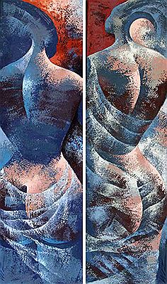 VEILED TORSO and WRAPPED (Pair)